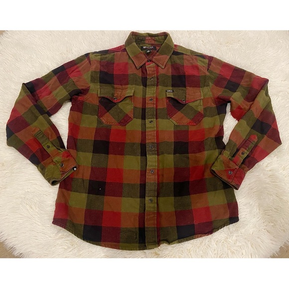 MATIX x MARC JOHNSON BUTTON DOWN FLANNEL - Picture 1 of 1